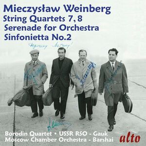 Mieczyslaw Weinberg: String Quartets Nos. 7 & 8, Serenade Op. 47/ 4 , Borodin Quartet