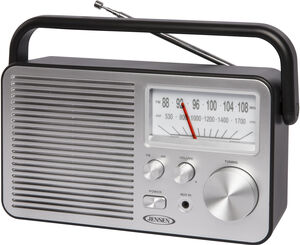 Jensen MR-750BK Personal Portable AM/ FM Radio (Black)