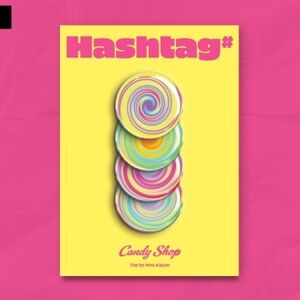 Hashtag# - incl. 84pg Photobook, Polaroid Photo, 2 Photocards, Candy Message Card + Poster [Import]