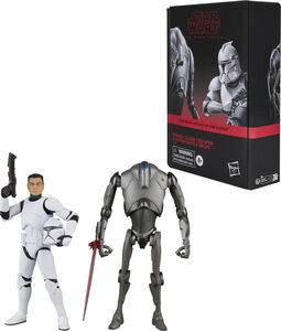 Hasbro Collectibles - Star Wars: Attack of the Clones - Black Series - Phase I Clone Trooper & Super Battle Droid Action Figure 2-Pack