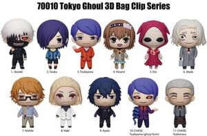 Tokyo Ghoul 10th Anniversary 3D Foam Bag Clip - Series 2