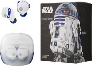 Audio Technica ATH-CKS50TW2R2 Star Wars R2D2 Bluetooth Earphones Ltd Ed (Blue/ White) 