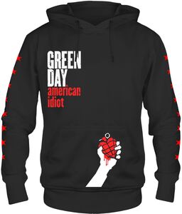 Green Day - American Idiot - Pullover Hoodie - XL Black HD24GD471AA4 