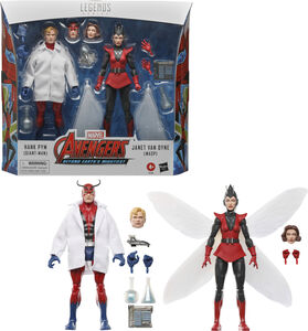 Hasbro Collectibles - Tales to Astonish - Marvel Legends - Hank Pym (Giant-Man) & Janet Van Dyne (Wasp) 60th Anniversary Action Figure 2-Pack 