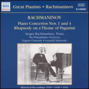 Con Pno 1/ 4/ Rhaps Paganini , S. Rachmaninoff
