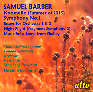 Samuel Barber: Symphony No. 1/  Essays Nos. 1 & 2 /  Night Flight