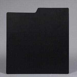 Bags Unlimited DLPP50K 12 Inch LP Divider Cards .05 Inch Plastic - 5 Pack (Black)