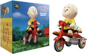 Super7 - Peanuts - Super Cycles - Charlie Brown (Yellow Shirt with Red Trike) 