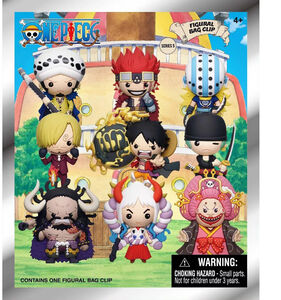 Monogram - One Piece 3D Foam Bag Clip - Series 5