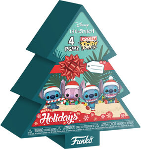 Funko Pocket POP!: Stitch Holiday - 4-Pack, Tree box