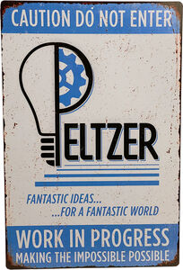 Trick or Treat Studios - Gremlins - Peltzer Workshop Sign Prop 