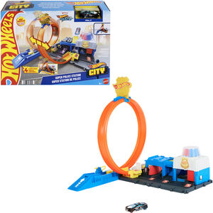 Mattel - Hot Wheels City Super Police Station