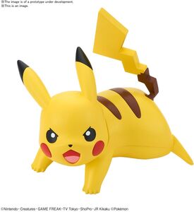 Bandai Hobby - Pokemon - 03 Pikachu (Battle Pose), Bandai Spirits Pokemon Model Kit Qucik!!