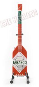 Axe Heaven Michael Anthony Tabasco Sauce Mini Bass Guitar Replica Collectible MA-321