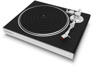 Victrola VPT-2500-BSL Carbon Bluetooth Hi-Res Audio Turntable (Black/ Silver)