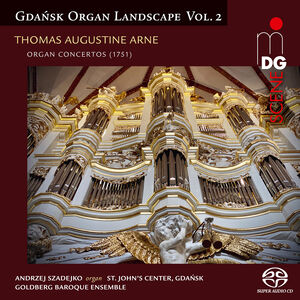 Arne: Organ Concertos , Goldberg Baroque Ensemble