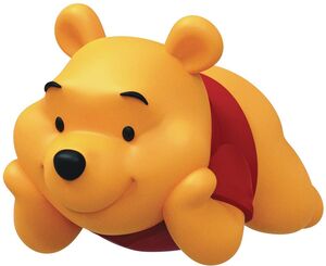 Beast Kingdom - Winnie The Pooh - Small Vinyl Functional Figurines - Laid-back Pooh