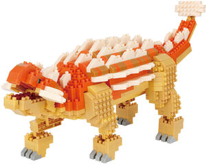Nanoblock - Dinosaur - Advanced Hobby Series - Ankylosaurus Deluxe Edition Building Kit 