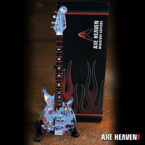 Axe Heaven Michael Anthony Yamaha Custom Rat Rod Mini Bass Guitar Replica Collectible MA-328