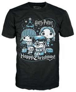 FUNKO BOXED TEE: Harry Potter Holiday - Ron, Hermione, Harry - S 