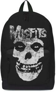 Rocksax - Misfits - Glow Fiend Logo - Classic Backpack with Laptop Pocket (Black) 