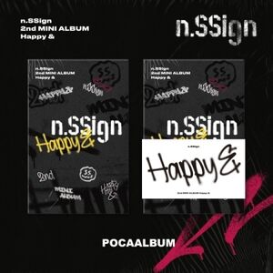Happy & - PocaAlbum - incl. QR Code, 2 Photocards, 2 Stickers + Photostand Package [Import]