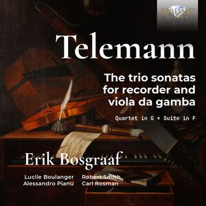 Trio Sonatas for Recorder , Erik Bosgraaf
