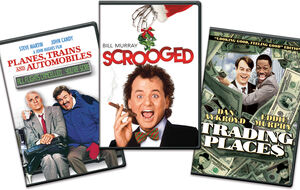 Scrooged/ Planes, Trains And Automobiles/ Trading Places - Holiday 3 pack Bundle