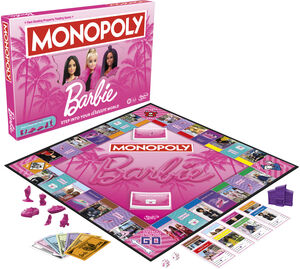 Hasbro Gaming - Monopoly: Barbie Edition Board Game 
