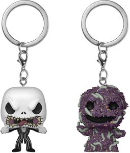 Funko POP! Keychain: The Nightmare Before Christmas 2-Pack - Jack & Oogie 
