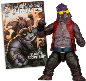 McFarlane Toys - Teenage Mutant Ninja Turtles - Page Punchers - Bebop 5" Action Figure With Comic (TMNT)