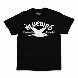 Bluebird Records - Logo - Heavy Cotton T-Shirt - XL Black 
