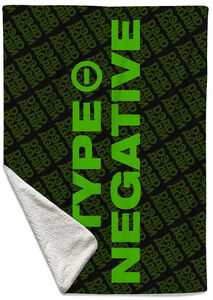 Rocksax - Type O Negative - Dead Again Repeat - Sherpa Fleece Throw (50 in x 60 in)