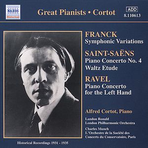 Plays Franck/ Ravel/ Saint-Saens , Alfred Cortot