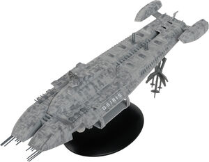 Battlestar Galactica - Modern Blood & Chrome Osiris Die-Cast 10.5" Ship 