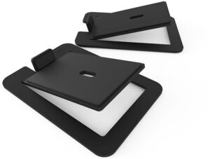 Kanto S6 Desktop Speaker Stands for Large Speakers  - 2 Pack (Black) 