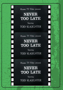 Never Too Late to Mend , Jonathan Singer