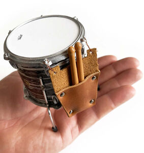 Axe Heaven Leather Drumstick Bag & Drumsticks for 1:4 Scale Drums Mini Replica DB-248