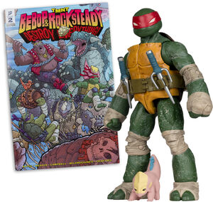 McFarlane Toys - Teenage Mutant Ninja Turtles - Page Punchers - Raphael 5" Action Figure with Comic (TMNT)