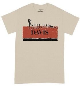 Miles Davis - Classic - Heavy Cotton T-Shirt - Medium Sand 