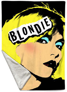 Rocksax - Blondie - AKA - Sherpa Fleece Throw (50 in x 60 in) 