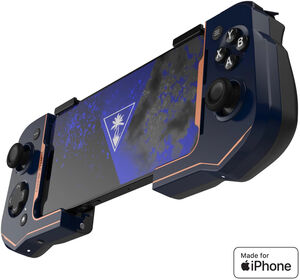 Mobile Gaming Accessory: Turtle Beach Atom iOS Game Controller - Cobalt Blue for Apple Phones