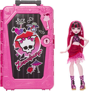 Mattel Collectible - Monster High Skulltimate Secrets: Gore-Geous Oasis Draculaura Doll & Playset