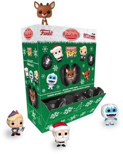 FUNKO POCKET POP RUDOLPH COAL ONE PER PURCHASE