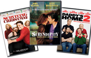 Serendipity/ Surviving Christmas/ Daddy's Home 2 - Holiday 3 pack Bundle