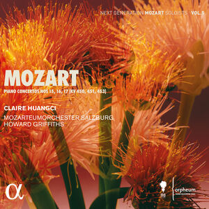 Piano Concertos Nos. 15, 16, 17 (KV 450, 451, 453) , Claire Huangci