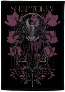 Rocksax - Sleep Token - Even In Arcadia 2 - Sherpa Fleece Blanket (60 in x 80 in)