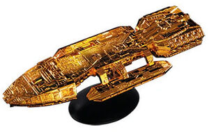 Battlestar Galactica - Limited Edition Gold Classic Galactica Gold Die-Cast 10.5" Ship