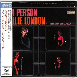 In Person At The Americana (Paper Sleeve) [Import] , Julie London