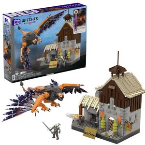 MEGA BLOKS - The Witcher Geralt's Griffin Hunt, 1170 Piece Buiding Toy Set 